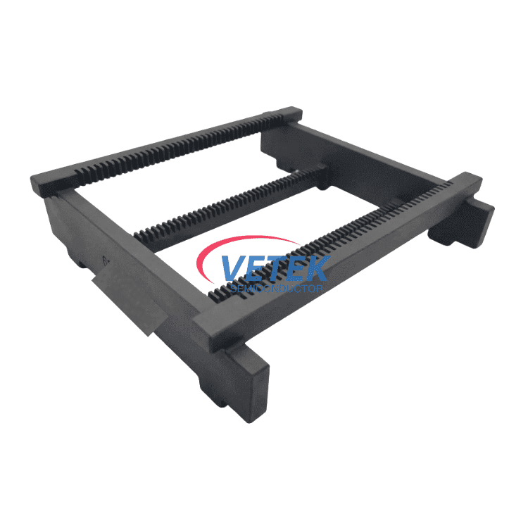 Nagy tisztaságú CVD SiC bevonatú ostyahajó